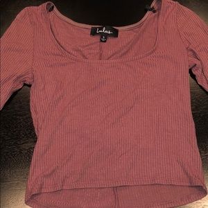 Lulu cropped long sleeve top